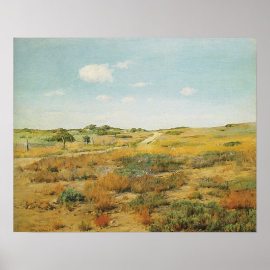 Shinnecock Hills von William Merritt Chase Poster (Vorne)