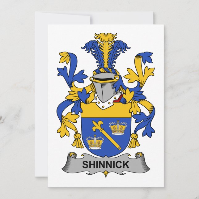 Shinnick Familienwappen (Vorderseite)