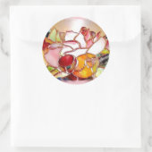 Shinning Flowers Glass Art Stickers (Tasche)