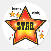 Shinning Star Award Sticker (Vorderseite)