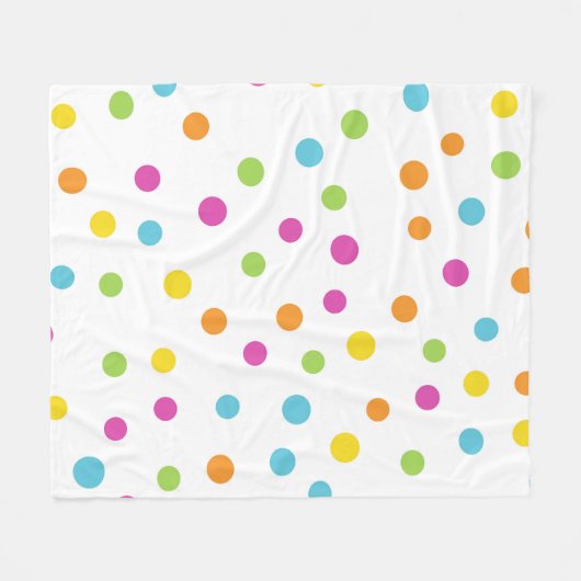 Shinny Circles Fleecedecke (Vorderseite (Horizontal))