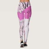 SHINNY ROSA LEGGINGS (Rückseite)