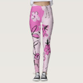 SHINNY ROSA LEGGINGS (Vorderseite)