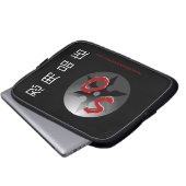 Shinobi Ausstatter-Laptop/Netbook Hülse Laptopschutzhülle (Vorne Knopf)