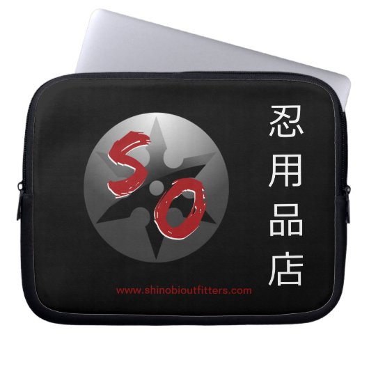 Shinobi Ausstatter-Laptop/Netbook Hülse Laptopschutzhülle (Vorderseite)