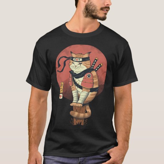 Shinobi-Katze T-Shirt (Vorderseite)
