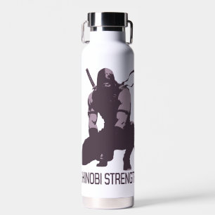Shinobi-Kraft Anime-Gym-Shirt – Ninja-Workout Trinkflasche