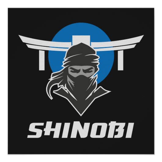 Shinobi Ninja Kampfkunst Poster (Vorderseite)