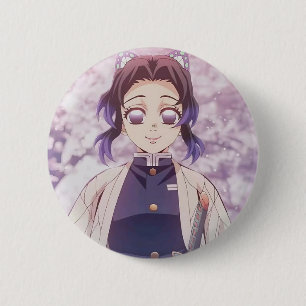 Shinobu Kocho Brosche aus dem Anime Demon Slayer Button