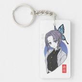 Shinobu Kocho Demon Slayer Schlüsselanhänger (Vorderseite)