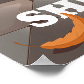 Shinojima Reiseplakatkarte Poster (Ecke)