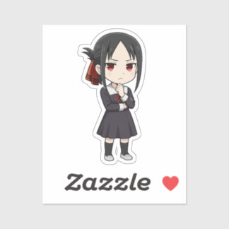 Shinomiya Kaguya Chibi Love War Art Aufkleber