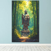 Shinrin no Hotoke (Buddha des Waldes) Leinwanddruck (Insitu (Holzboden))