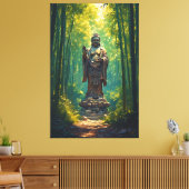 Shinrin no Hotoke (Buddha des Waldes) Leinwanddruck (Insitu (Wohnzimmer))