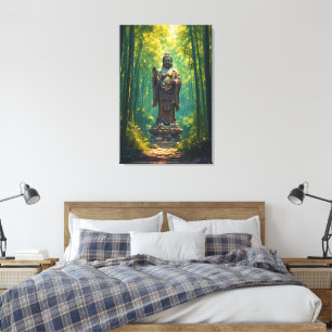 Shinrin no Hotoke (Buddha des Waldes) Leinwanddruck