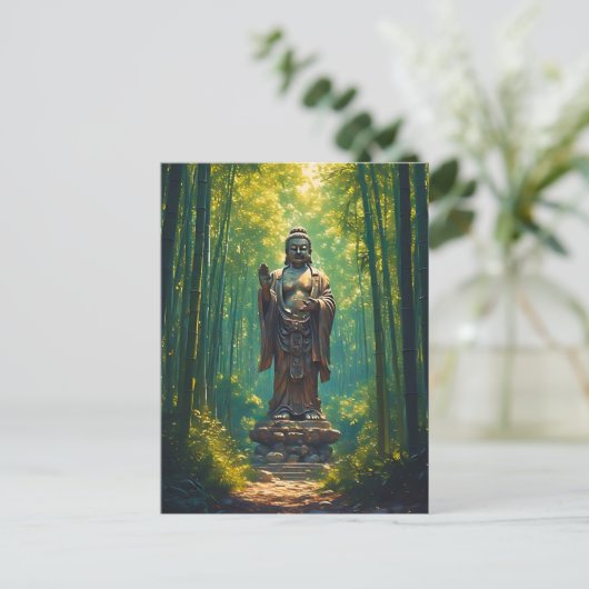Shinrin no Hotoke (Buddha des Waldes) Postkarte (Stehend Vorderseite)