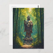 Shinrin no Hotoke (Buddha des Waldes) Postkarte (Vorne/Hinten)
