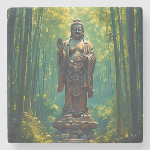 Shinrin no Hotoke (Buddha des Waldes) Steinuntersetzer