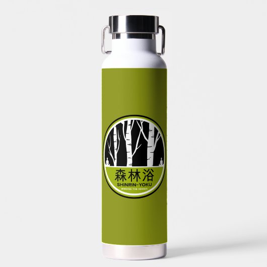 Shinrin Yoku Forest Bathing Trinkflasche (Vorne)