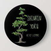 Shinrin~Yoku stören nicht das Baum-Baden Button (Vorderseite)