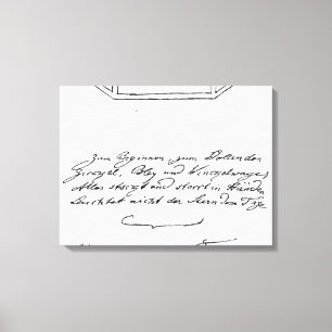 Shinte Stern über Platz und Kompass und führen Leinwanddruck