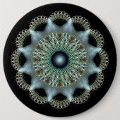 Shinting Star Fraktal Ornament Button (Vorderseite)