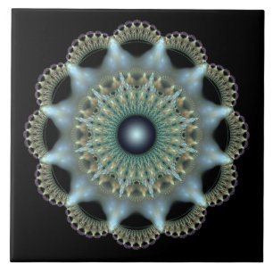 Shinting Star Fraktal Ornament Fliese
