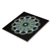 Shinting Star Fraktal Ornament Fliese (Seite)