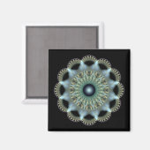 Shinting Star Fraktal Ornament Magnet (Vorderseite/Rückseite)
