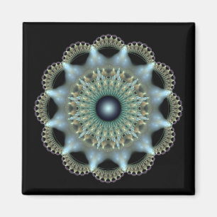 Shinting Star Fraktal Ornament Magnet