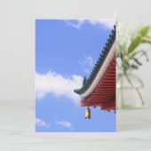 Shinto-Schrein Dankeskarte (Stehend Vorderseite)