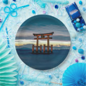 Shinto Shrine-Torii-Japanisches Tor Pappteller (Party)