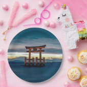 Shinto Shrine-Torii-Japanisches Tor Pappteller (Party)