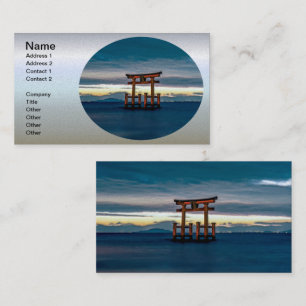 Shinto Shrine-Torii-Japanisches Tor Visitenkarte