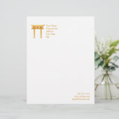 Shinto-Symbol Briefbogen (Stehend Vorderseite)