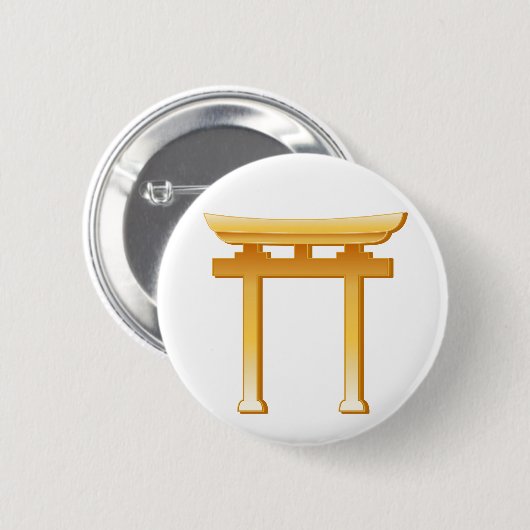 Shinto-Symbol Button (Vorne & Hinten)