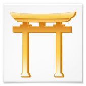 Shinto-Symbol Fotodruck (Vorne)