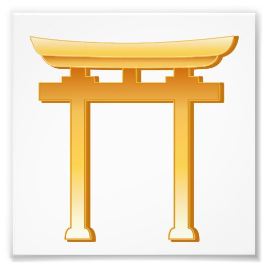 Shinto-Symbol Fotodruck (Vorne)