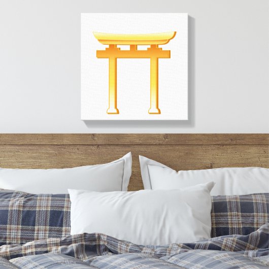 Shinto-Symbol Leinwanddruck (Insitu (Schlafzimmer))