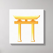 Shinto-Symbol Leinwanddruck (Vorderseite)
