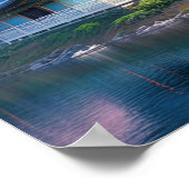 Shinto Temple Blossom Poster (Ecke)