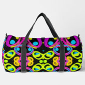 shiny Abstract art Duffle Bag (Vorderseite)
