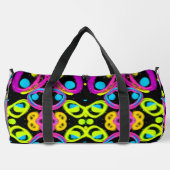 shiny Abstract art Duffle Bag (Rückseite)