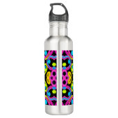 shiny Abstract art Edelstahlflasche (Rückseite)