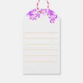 shiny Abstract art Geschenkanhänger (Rückseite)