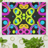 shiny Abstract art Geschirrtuch (Gefaltet)