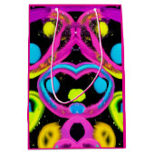 shiny Abstract art Mittlere Geschenktüte (Vorderseite)