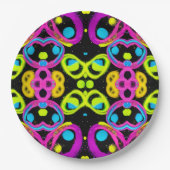 shiny Abstract art Pappteller (Vorderseite)