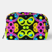 shiny Abstract art Waschbeutel (Rückseite)