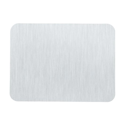 Shiny Aluminium Magnet (Horizontal)